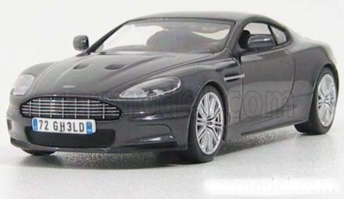 Aston Martin DBS 2006 dark grey 1/43 Universal Hobbies NEW+boxed *4984 instant wheels