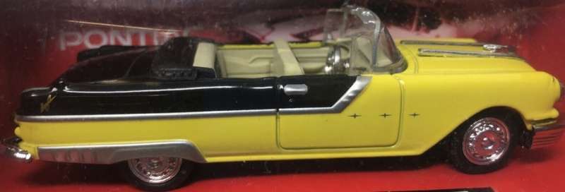 Pontiac StarChief convertible 1955 yellow 1/43 NewRay NEW+boxed *4985 instant wheels