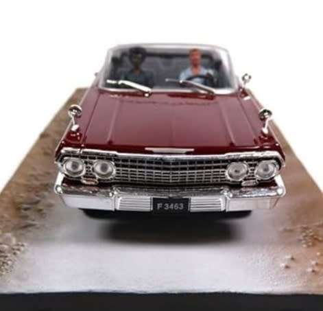 Chevrolet Impala convertible 1963 (007 Live + let die) red 1/43 IXO NEW+boxed *5039 instant wheels