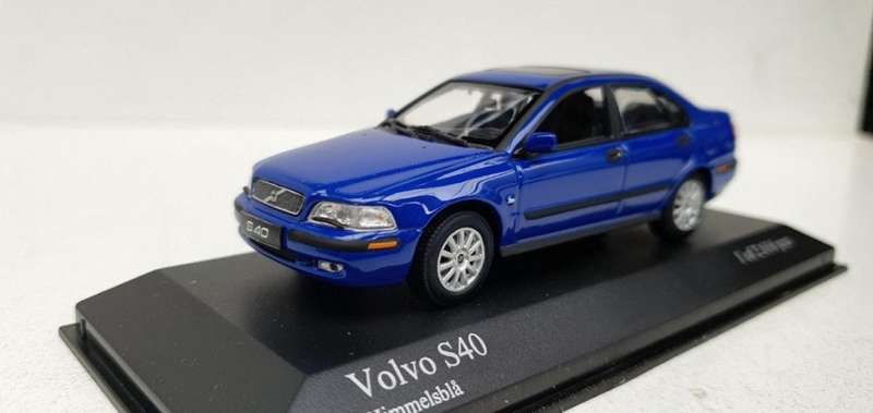 Volvo S40 2000 blue 1/43 Minichamps NEW+boxed *5096 instant wheels 1770.00