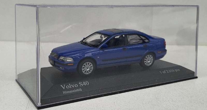Volvo S40 2000 blue 1/43 Minichamps NEW+boxed *5096 instant wheels 1770.00