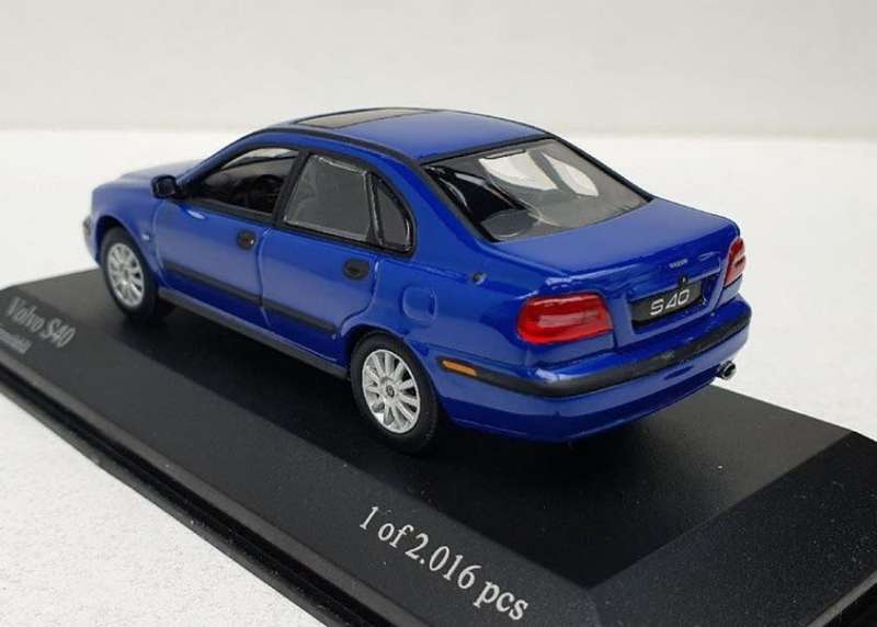 Volvo S40 2000 blue 1/43 Minichamps NEW+boxed *5096 instant wheels 1770.00