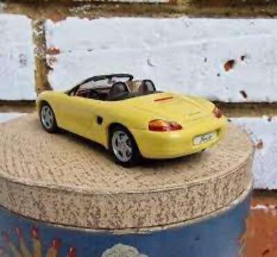 Porsche Boxter 986 Spyder 1997 yellow 1/43 IXO NEWinBlister *5100 instant wheels