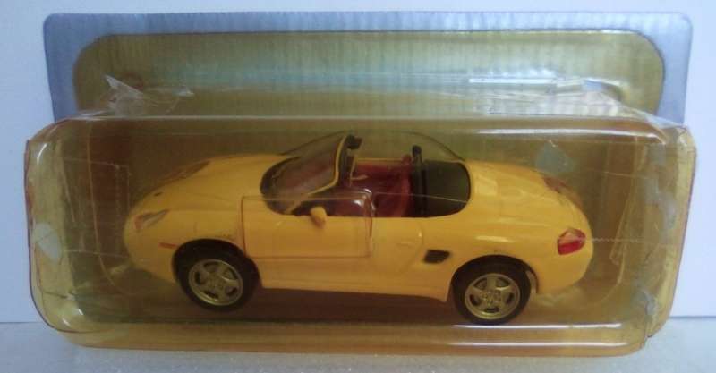 Porsche Boxter 986 Spyder 1997 yellow 1/43 IXO NEWinBlister *5100 instant wheels