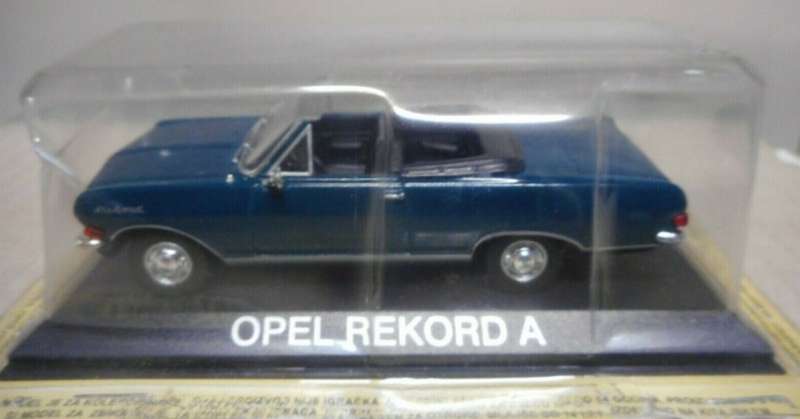 Opel Rekord A Cabriolet 1963 blue 1/43 IXO NEWinBlister *5123 instant wheels