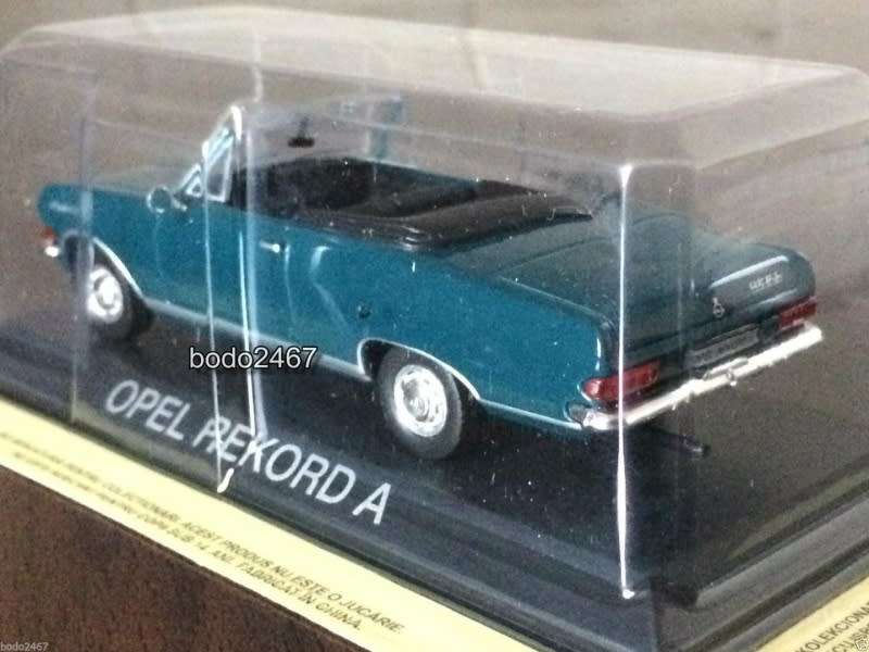 Opel Rekord A Cabriolet 1963 blue 1/43 IXO NEWinBlister *5123 instant wheels