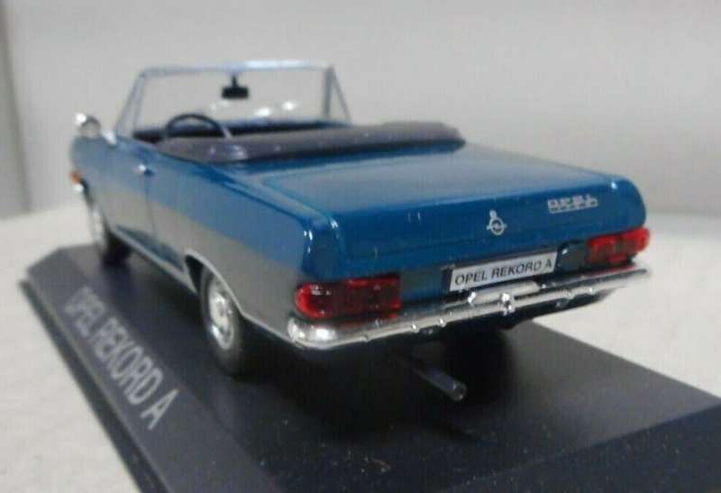 Opel Rekord A Cabriolet 1963 blue 1/43 IXO NEWinBlister *5123 instant wheels