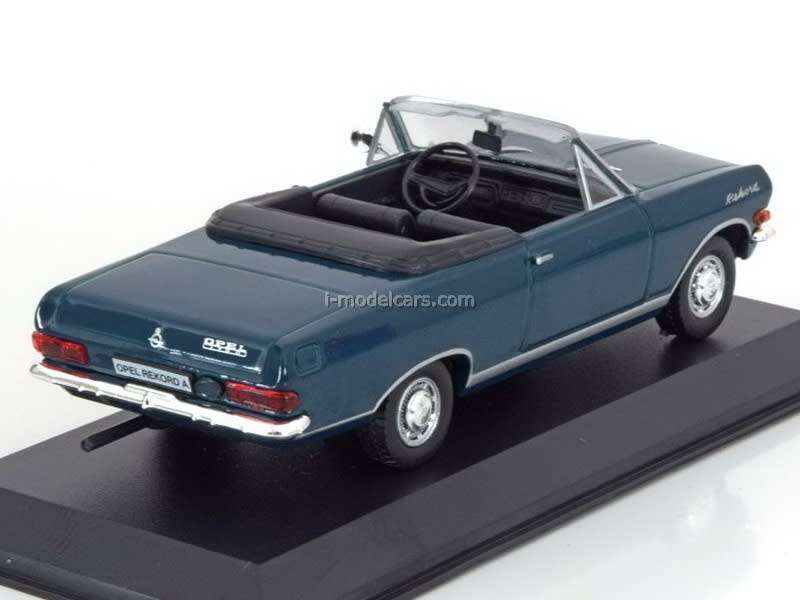 Opel Rekord A Cabriolet 1963 blue 1/43 IXO NEWinBlister *5123 instant wheels