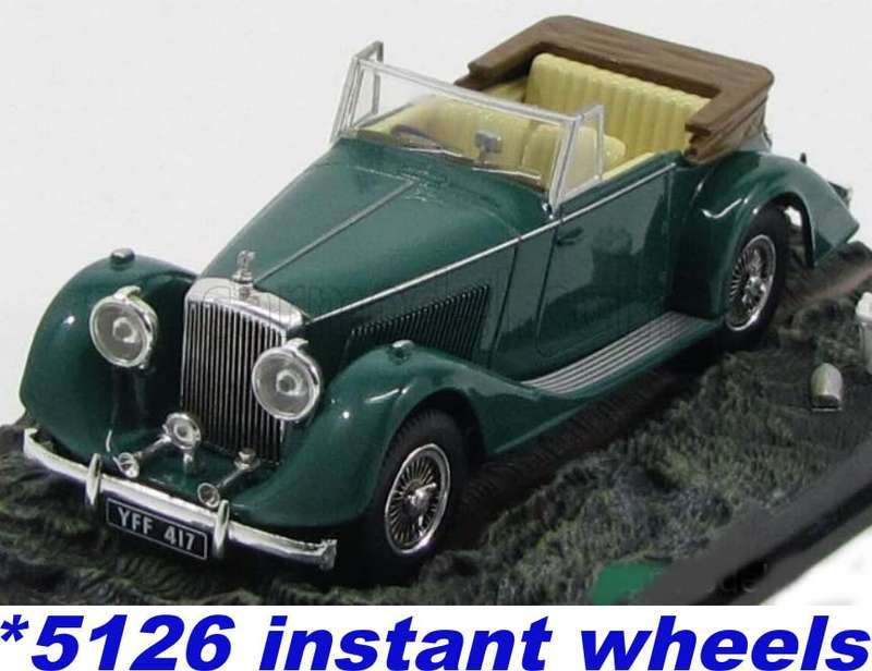 Bentley 4.1/4 L 1937 B.R.Green (J.Bond007 `FromRussia wLove`) 1/43 IXO NEW+boxed *5126 instantwheels