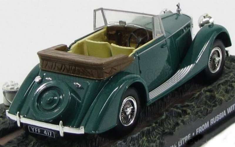 Bentley 4.1/4 L 1937 B.R.Green (J.Bond007 `FromRussia wLove`) 1/43 IXO NEW+boxed *5126 instantwheels