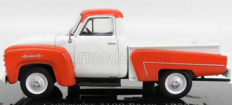 Chevrolet 3100 Pickup 1959 white+orange 1/43 IXO/Salvat NEW+boxed *5130 instant wheels