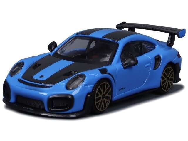 Porsche 911 (991.2) GT2 RS 2023 blue/black 1/43 Bburago NEW+boxed *5984 instant wheels