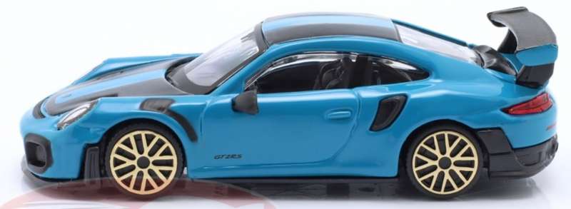 Porsche 911 (991.2) GT2 RS 2023 blue/black 1/43 Bburago NEW+boxed *5984 instant wheels