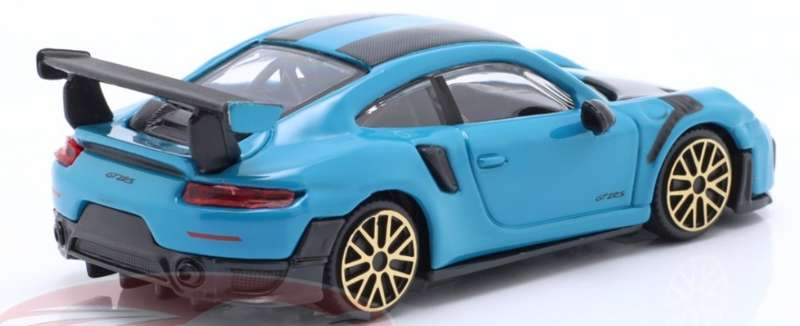 Porsche 911 (991.2) GT2 RS 2023 blue/black 1/43 Bburago NEW+boxed *5984 instant wheels
