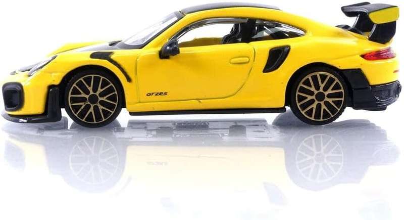 Porsche 911 (991.2) GT2 RS 2023 yellow/black 1/43 Bburago NEW+boxed *5985 instant wheels