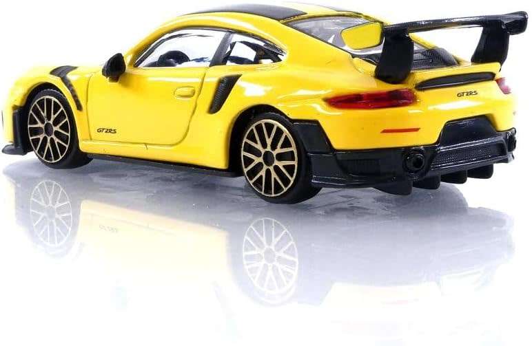 Porsche 911 (991.2) GT2 RS 2023 yellow/black 1/43 Bburago NEW+boxed *5985 instant wheels