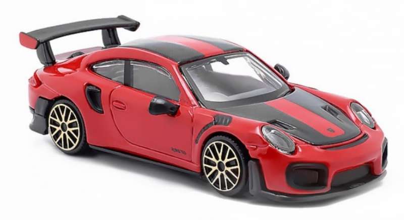 Porsche 911 (991.2) GT2 RS 2023 red 1/43 Bburago NEW+boxed *5986 instant wheels