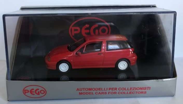 Alfa Romeo 145 CIVT Presentazione red 1997 1/43 PEGO NEW+boxed  #4715 instant wheels