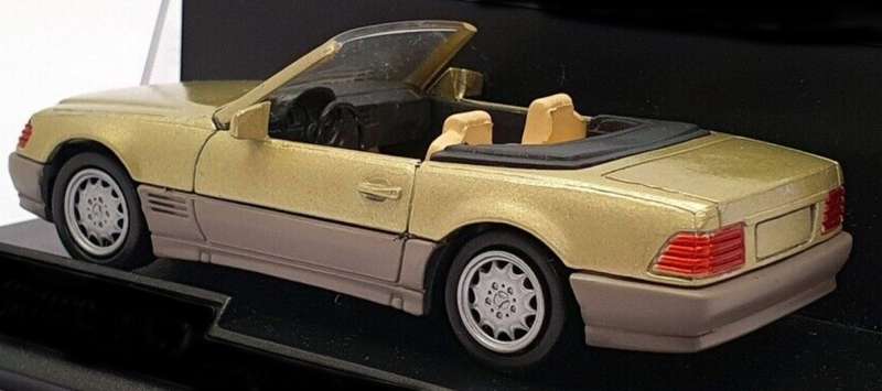 Mecerdes-Benz 600SL 1992 gold 1/43 NewRay NEW+showcased *5994 instant wheels