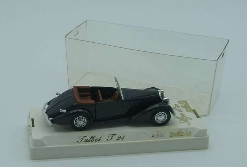 Talbot T23 Roadster 1937 dk.green-met 1/43 Solido 4003 NEW+boxed *5995 instant wheels