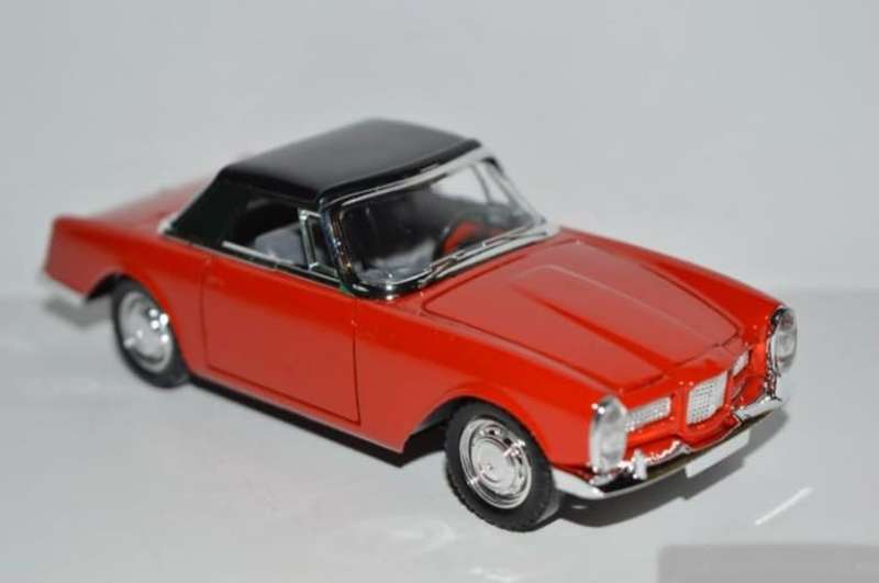 Facel Vega Facellia Cabriolet 1962 red 1/43 Solido NEW+boxed *5996 instant wheels