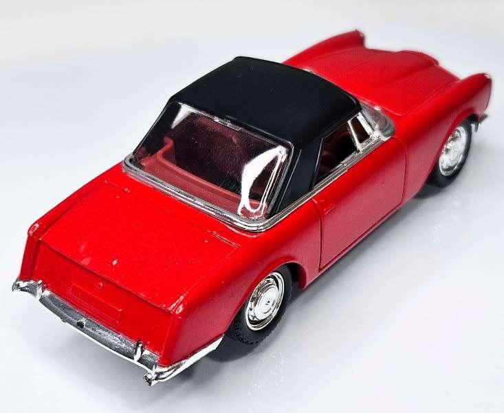 Facel Vega Facellia Cabriolet 1962 red 1/43 Solido NEW+boxed *5996 instant wheels