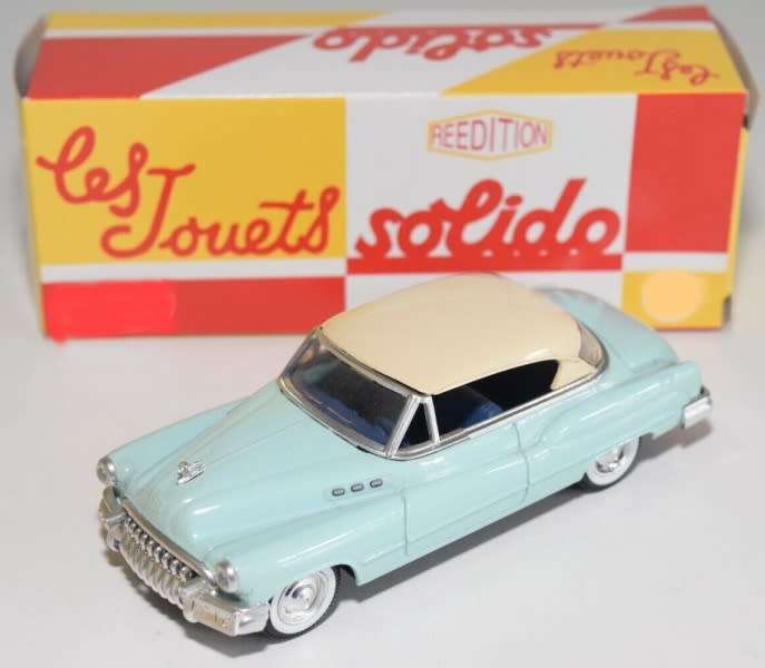 Buick Super Hard-Top 1950 turquoise+white 1/43 Solido NEW+boxed *5998 instant wheels