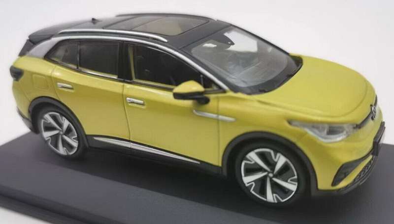 Volkswagen ID 4X 2021 Yellow-met 1/43 Sinemak/IXO NEW+boxed *6000 instant wheels