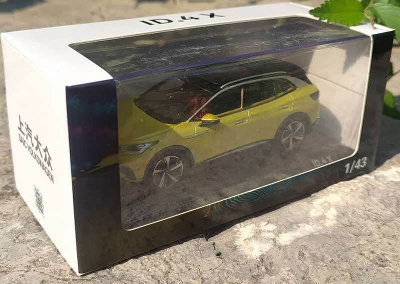 Volkswagen ID 4X 2021 Yellow-met 1/43 Sinemak/IXO NEW+boxed *6000 instant wheels