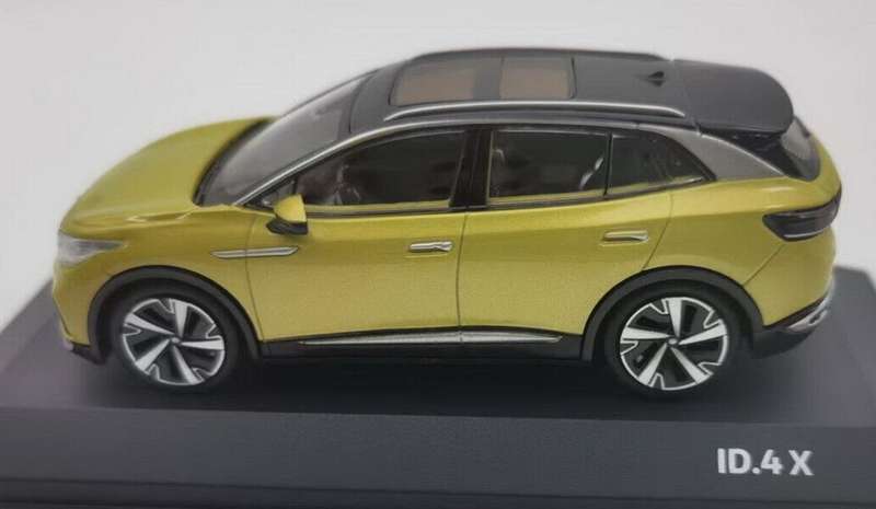 Volkswagen ID 4X 2021 Yellow-met 1/43 Sinemak/IXO NEW+boxed *6000 instant wheels
