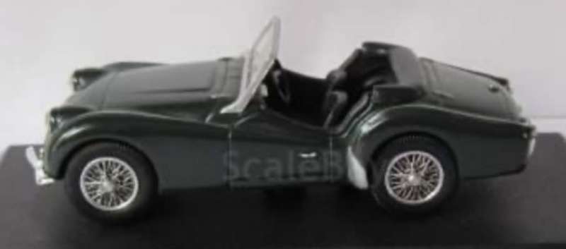Triumph TR3 Roadster 1955 Brit.RacingGreen 1/43 DelPrado/IXO NEW+boxed *6003 instant wheels