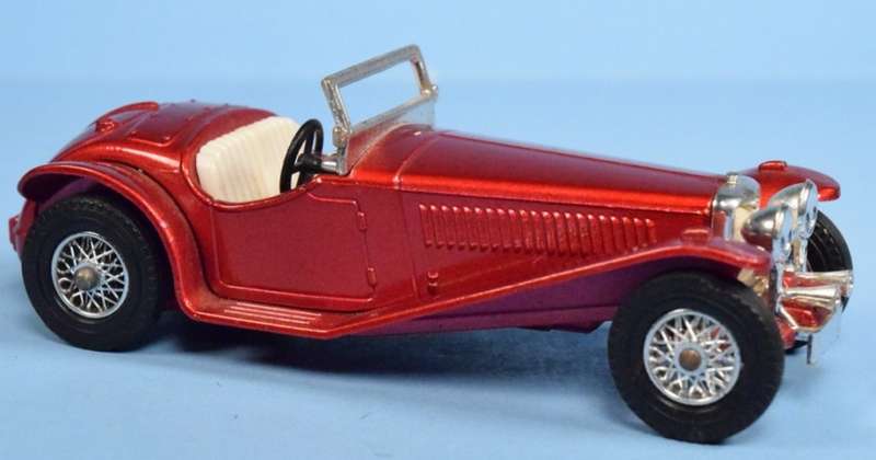 Riley M.P.H. Roadster 1934 red-met 1/43 MOY/Matchbox NEW+showcased *6008 instant wheels