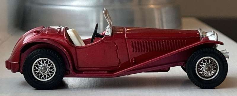 Riley M.P.H. Roadster 1934 red-met 1/43 MOY/Matchbox NEW+showcased *6008 instant wheels