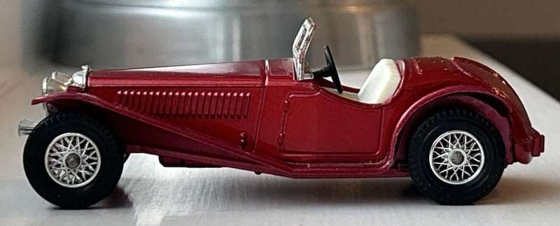 Riley M.P.H. Roadster 1934 red-met 1/43 MOY/Matchbox NEW+showcased *6008 instant wheels