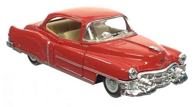 Cadillac Series 62 Coupe 1953 red 1/43 MotorMax NEW+boxed *6010 instant wheels