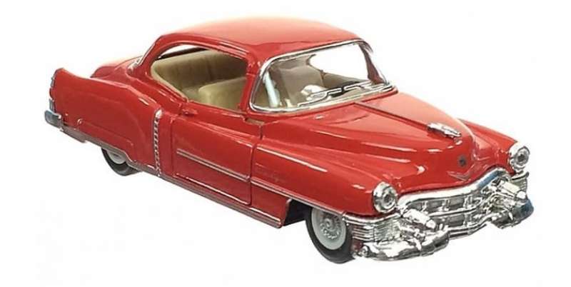 Cadillac Series 62 Coupe 1953 red 1/43 MotorMax NEW+boxed *6010 instant wheels