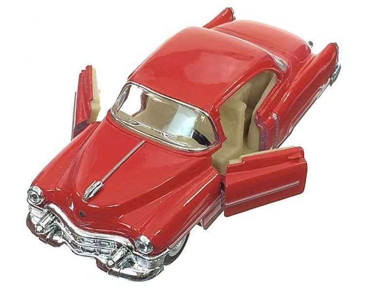 Cadillac Series 62 Coupe 1953 red 1/43 MotorMax NEW+boxed *6010 instant wheels