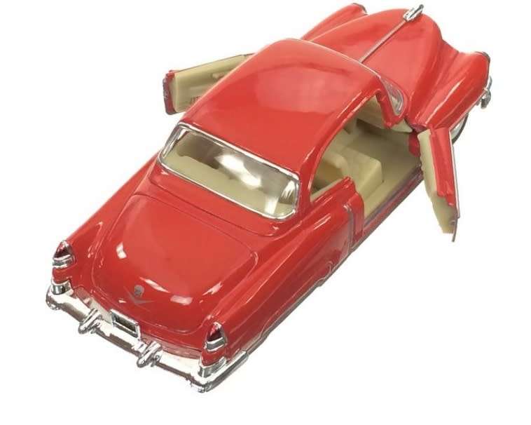 Cadillac Series 62 Coupe 1953 red 1/43 MotorMax NEW+boxed *6010 instant wheels
