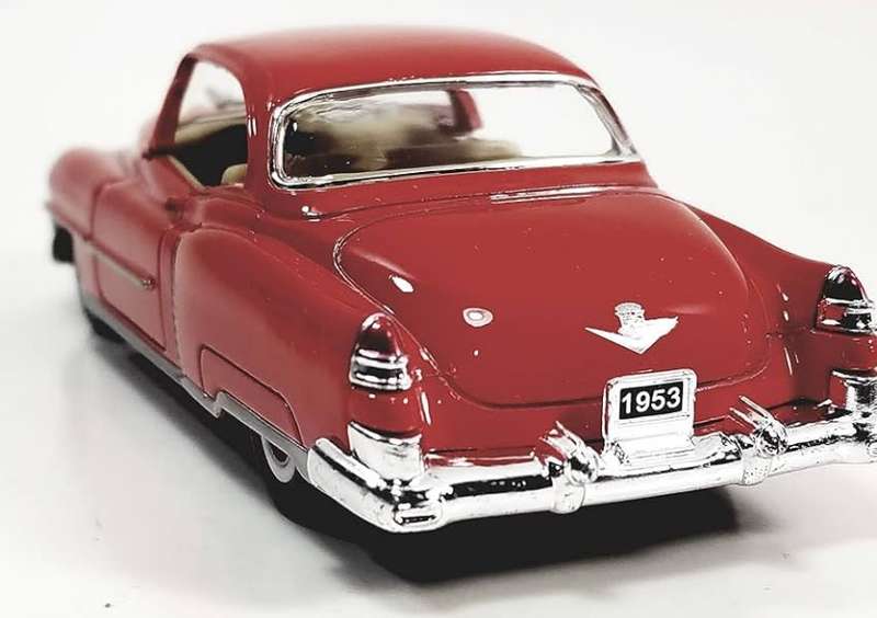Cadillac Series 62 Coupe 1953 red 1/43 MotorMax NEW+boxed *6010 instant wheels