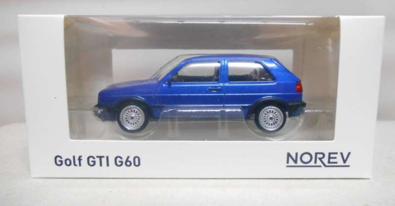 Volkswagen Golf Mk.II GTI (C60) 1990 blue 1/43 Norev NEW+boxed *6011 instant wheels