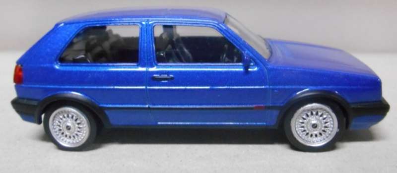 Volkswagen Golf Mk.II GTI (C60) 1990 blue 1/43 Norev NEW+boxed *6011 instant wheels