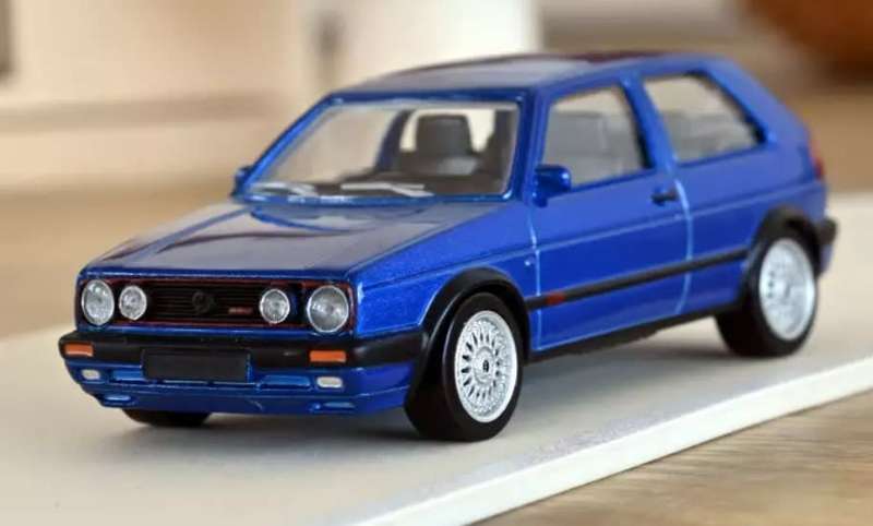 Volkswagen Golf Mk.II GTI (C60) 1990 blue 1/43 Norev NEW+boxed *6011 instant wheels