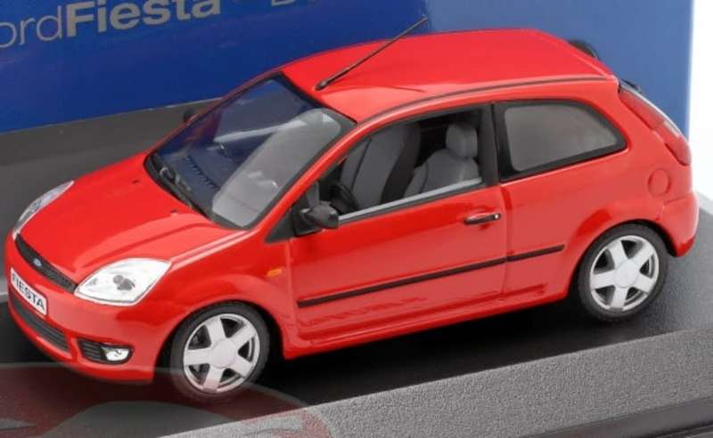 Ford Fiesta 3-door 2002 red 1/43 Minichamps NEW+boxed *6012 instant wheels 1070.00