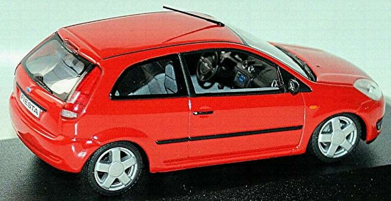 Ford Fiesta 3-door 2002 red 1/43 Minichamps NEW+boxed *6012 instant wheels 1070.00