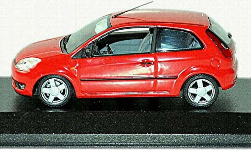 Ford Fiesta 3-door 2002 red 1/43 Minichamps NEW+boxed *6012 instant wheels 1070.00