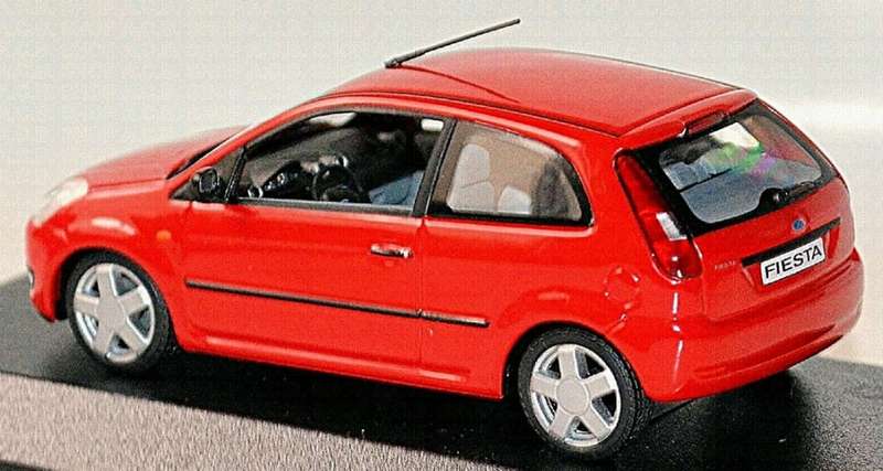 Ford Fiesta 3-door 2002 red 1/43 Minichamps NEW+boxed *6012 instant wheels 1070.00