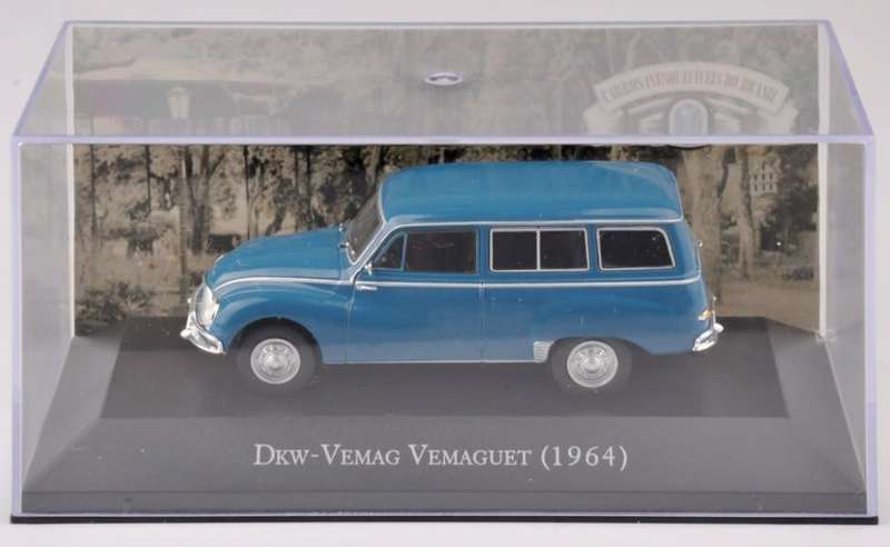Auto-Union DKW-Vemag Vemaguet Stn Wgn 1964 blue 1/43 DeAgostini/IXO NEW+boxed *6013 instant wheels