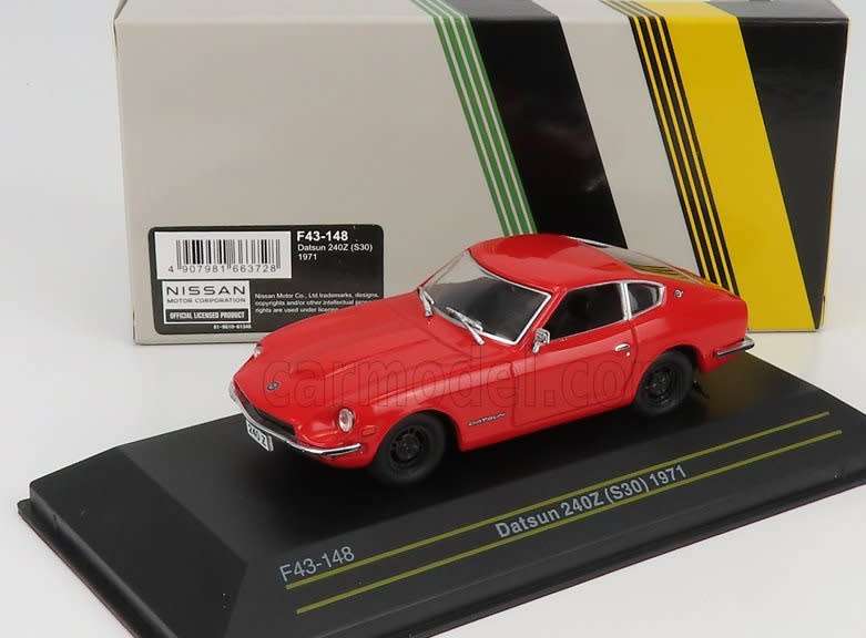 Datsun Fairlady 240Z (S30) red 1971 1/43 First43-148 NEW+boxed *6018 instant wheels
