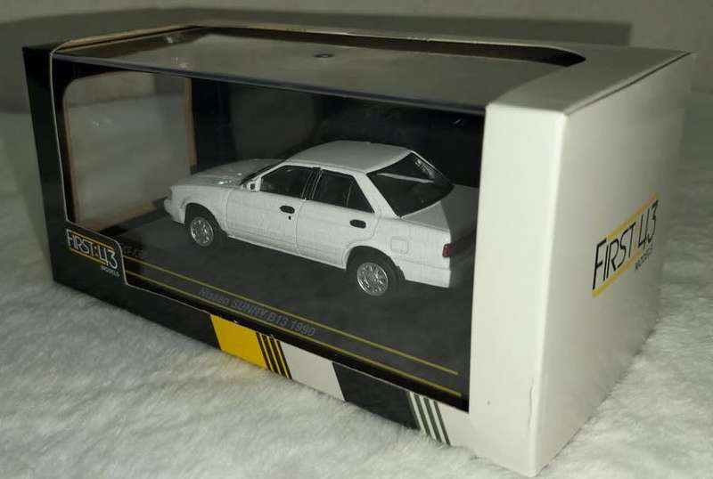 Nissan Sunny (B13) 1990 chrystal white 1/43 First43-138 NEW+boxed *6019 instant wheels 1270.00