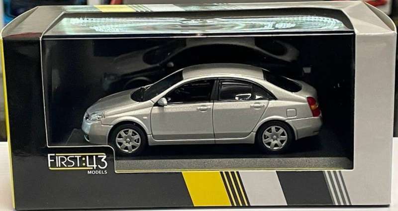 Nissan Primera 2001 silver 1/43 First43-049 NEW+boxed *6020 instant wheels